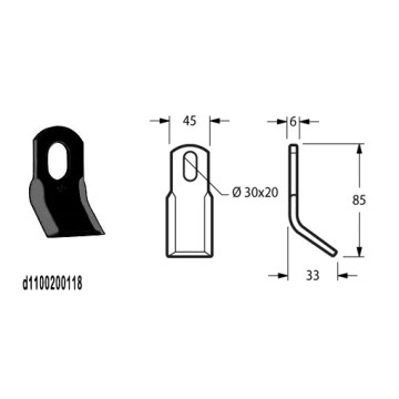 COLTELLO PER TRINCIA 57103