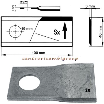 LAMA SX 100X40X3 B.C.S. CF...