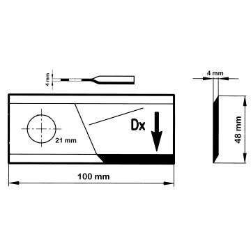 LAMA DX 100X48X4 F21...