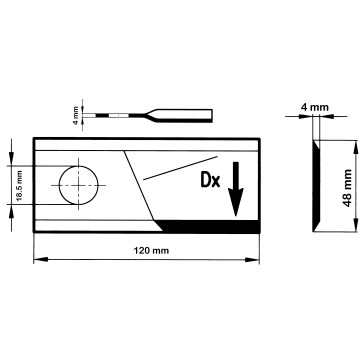 LAMA DX 120X48X4...