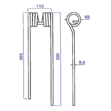 DENTE GIRELLO KUHN N 4 67274-C