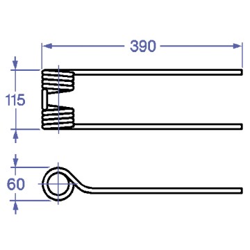 DENTE GIRELLO PZ MOD FANEX...