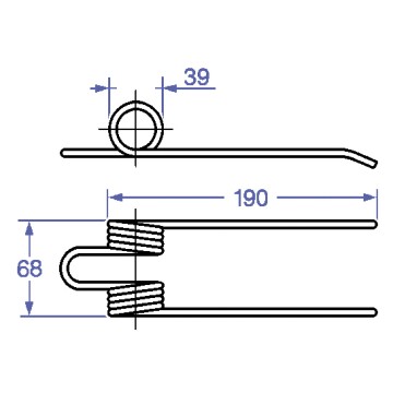 DENTE RAC. NEW HOLLAND 270...