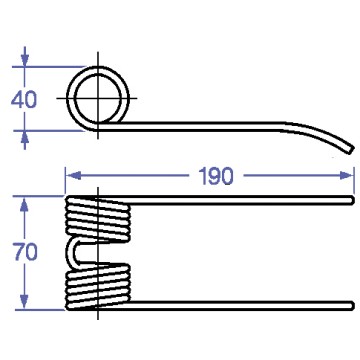 DENTE RACC NEW HOLLAND...